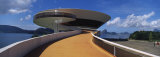 Spiral Walkway at a Museum, Niemeyer Museum of Contemporary Arts, Rio De Janeiro, Niteroi, Brazil