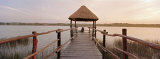 Dock and Lake, Villa Arqueologica, Coba, Quintana Roo, Mexico