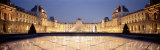 Buy Light Illuminated in the Museum, Louvre Pyramid, Paris, France at AllPosters.com