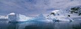 Iceberg Floating on the Water, Paradise Bay, Antarctica
