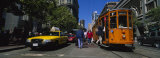 Buy Cars and Cable Car Moving on a Road, San Francisco, California, USA at AllPosters.com