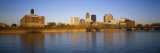 Buildings at the Waterfront, Des Moines River, Des Moines, Iowa, USA