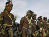 Buy Dancers Wearing Special Loincloths and Headdresses Wait to Perform at AllPosters.com