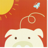 Buy Peek-a-Boo IV, Pig at AllPosters.com