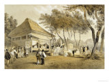 Buy Fire Company's House and Engine, Yokuhama,1856 at AllPosters.com