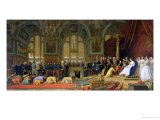 Buy The Reception of Siamese Ambassadors by Emperor Napoleon III at the Palace of Fontainebleau at AllPosters.com