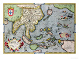 Map of India to New Guinea, circa 1570-1603