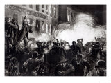 Buy The Anarchist Riot in Chicago: a Dynamite Bomb Exploding Among the Police, from "Harper's Weekly" at AllPosters.com
