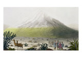 Buy Mount Chimborazo, Ecuador, from "Le Costume Ancien et Moderne", Volume II, Plate 3, 1820s-30s at AllPosters.com