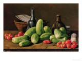Buy Still Life with Cucumbers and Tomatoes at AllPosters.com