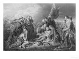 Death of General Wolfe, 1759, from "The History of the United States", Vol. I, by Charles Mackay