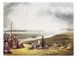 Buy Quillebeuf, from "Views on the Seine", Published by R. Ackermann 1821 at AllPosters.com