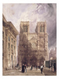 Buy The Cathedral of Notre Dame, Paris, 1836 at AllPosters.com