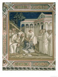 Buy The Heavy Stone, Detail from the Life of St. Benedict, in the Sacristy, 1387 at AllPosters.com