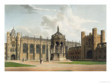 Buy Court of Trinity College, Cambridge, from "The History of Cambridge", Pub. by R. Ackermann, 1815 at AllPosters.com
