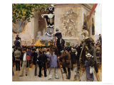 The Funeral of Victor Hugo at the Arc de Triomphe, 1885