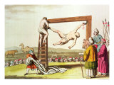 Buy Torture Scene in Barbary, Illustration from "Costume Antico E Moderno" by Giulio Ferrario at AllPosters.com
