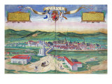Buy Map of Cordoba, from "Civitates Orbis Terrarum" by Georg Braun and Frans Hogenberg circa 1572-1617 at AllPosters.com