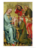 Buy The Adoration of the Magi from the High Altar of St. Peter's in Hamburg, the Grabower Altar, 1383 at AllPosters.com