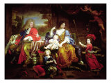 Buy The Grand Dauphin with His Wife and Children, 1687 at AllPosters.com