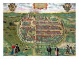 Buy Map of Barth, from "Civitates Orbis Terrarum" by Georg Braun and Frans Hogenberg circa 1572-1617 at AllPosters.com