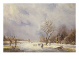 Buy Winter Canal Scene at AllPosters.com