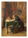 Buy Young Man Writing, 1852 at AllPosters.com