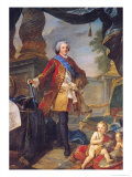 Buy Louis Dauphin of France with a Plan of the Siege of Tournai, 1747 at AllPosters.com
