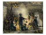 Buy Interior of a Coal-Miner's Hut 1829 at AllPosters.com