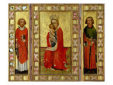Buy Madonna and Child with Saints Cyricus and Pancratius, circa 1380 at AllPosters.com
