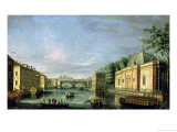 Buy View of the Fontanka River in St. Petersburg, 1750s at AllPosters.com