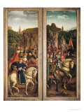 Buy The Just Judges and the Knights of Christ, Detail from the Left Hand Panel of the Ghent Altarpiece at AllPosters.com