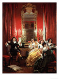 Buy Trissotin Reading His Sonnet, from "Les Femmes Savantes" by Moliere 1846 at AllPosters.com
