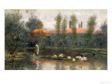 Buy The Pond of William Morris Works at Merton Abbey at AllPosters.com