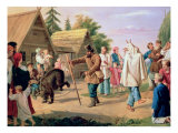 Buy Buffoons in a Village, 1857 at AllPosters.com