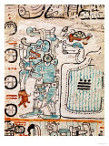 Detail from a Mayan Codex