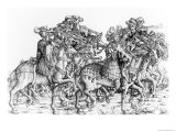 Buy A Group of Mounted Trumpeters, from "Maximilian's Triumphal Procession", circa 1516-18 at AllPosters.com
