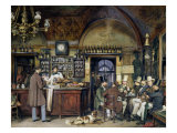 The Greek Cafe in Rome, 1856