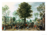 Frederick V and His Bride Elizabeth Entering Zeeland, May 1613