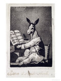 Buy As Far Back as His Grandfather, Plate 39 of "Los Caprichos", 1799 at AllPosters.com