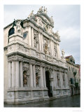 Buy Facade of the Santa Maria Del Giglio, Built in 1680-83, with Sculptures Done by Giusto Le Court at AllPosters.com