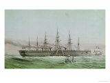 The Great Eastern Laying Electrical Cable Between Europe and America, 1858