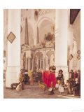 Buy Interior of the Nieuwe Kerk, Delft, 1656 at AllPosters.com