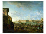Buy The Admiralty and the Winter Palace Viewed from the Military College, 1794 at AllPosters.com