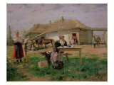 Buy Arrival of a School Mistress in the Countryside, 1897 at AllPosters.com