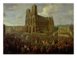 Buy The Procession of King Louis XV after His Coronation, 26th October 1722, 1724 at AllPosters.com