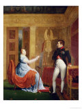 Marie Louise of Habsbourg Lorraine Painting a Portrait of Napoleon I