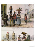 Buy The Iron Collar, Negroes Working in the Rain and Carrying Tiles at AllPosters.com