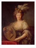 Buy Portrait of Anne Biron Princess of Courland, circa 1795 at AllPosters.com