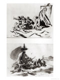 Buy Two Sketches for the Raft of the Medusa, circa 1819 at AllPosters.com